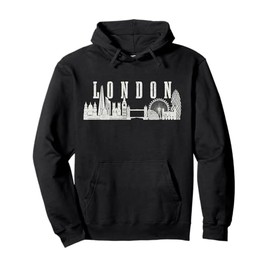 London Skyline UK England Great Britain United Kingdom Pullover Hoodie