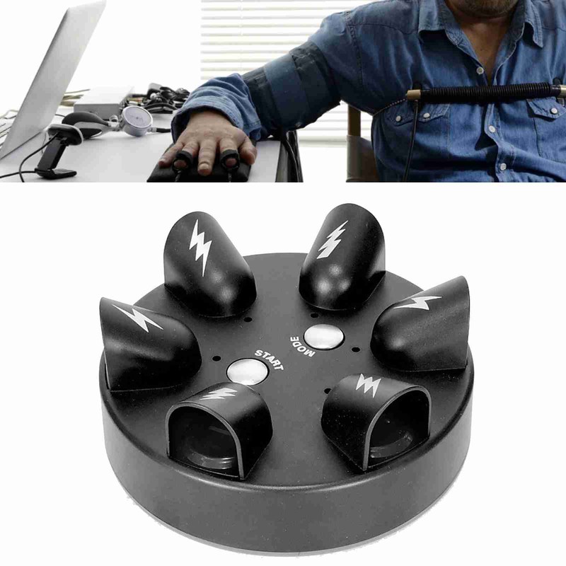 Electric Lie Detect Game Shocking Interactive Decompression 6 Fingers Interesting