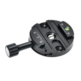 SUNWAYFOTO DDY-64IL 64mm Arca-Swiss Quick Release Clamp, Round, Extension Knob Handle