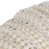 10m Beautiful Faux Pearl Bead String with Artificial Diamonds Decoration