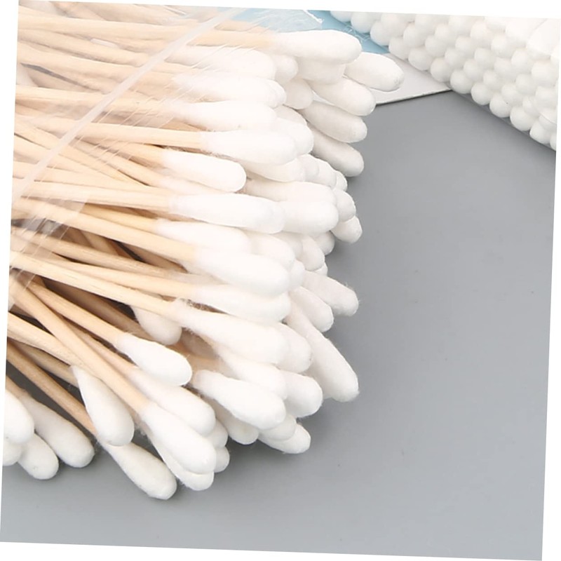 Baluue 6 Packs Cotton Stick Swab Cleaning Cotton Swabs Pet