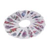 20pcs Temporary Tattoos Stickers Waterproof Long Lasting Flower Fake Tattoo