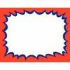 5.5" x 7" Blank Rectangular Burst Retail Value Sale Signs Cards / 100 Total Cards