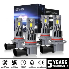 AUIMSOCO For Honda Accord Sedan 4-Door 2.4L 1990-2012 Headlamp LED Light Bulb Accessories