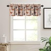 HZOHNAGO Chicken Window Valance Curtains Vintage Rooster and Hen Farm