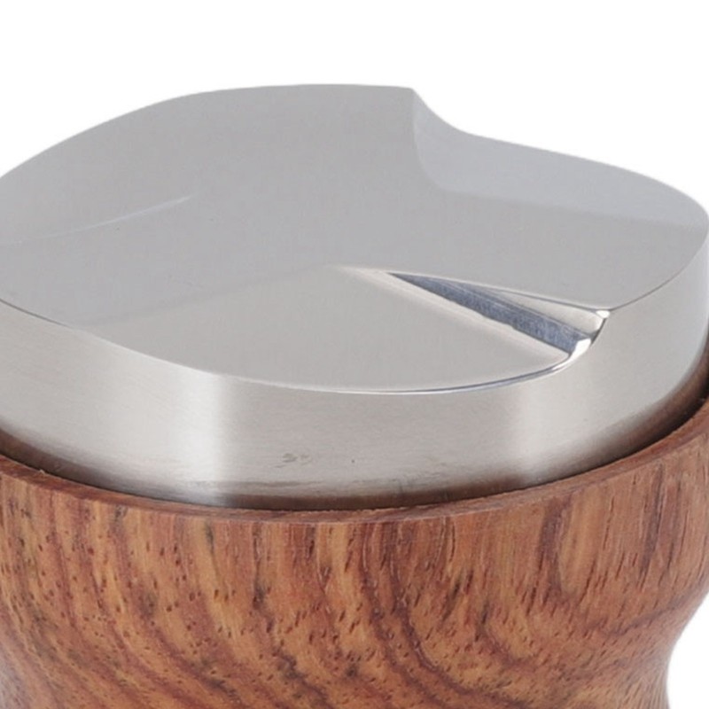 Coffee Distributor Stainless Steel Rosewood Coffee Tamper Leveler for Coffee