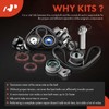 A-Premium Timing Belt Kit with Water Pump Compatible with 03-18