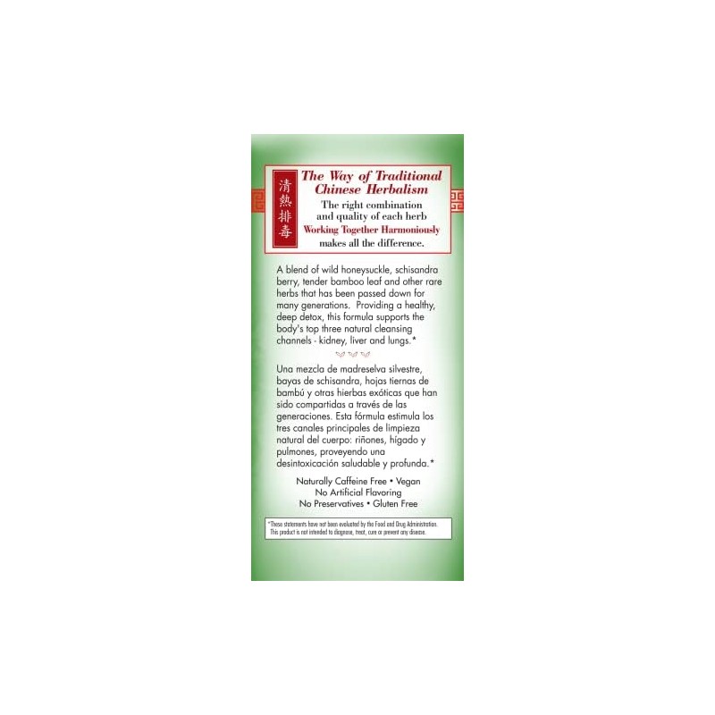 Bravo Tea Triple Detox Herbal Tea Caffeine Free, 20 Tea