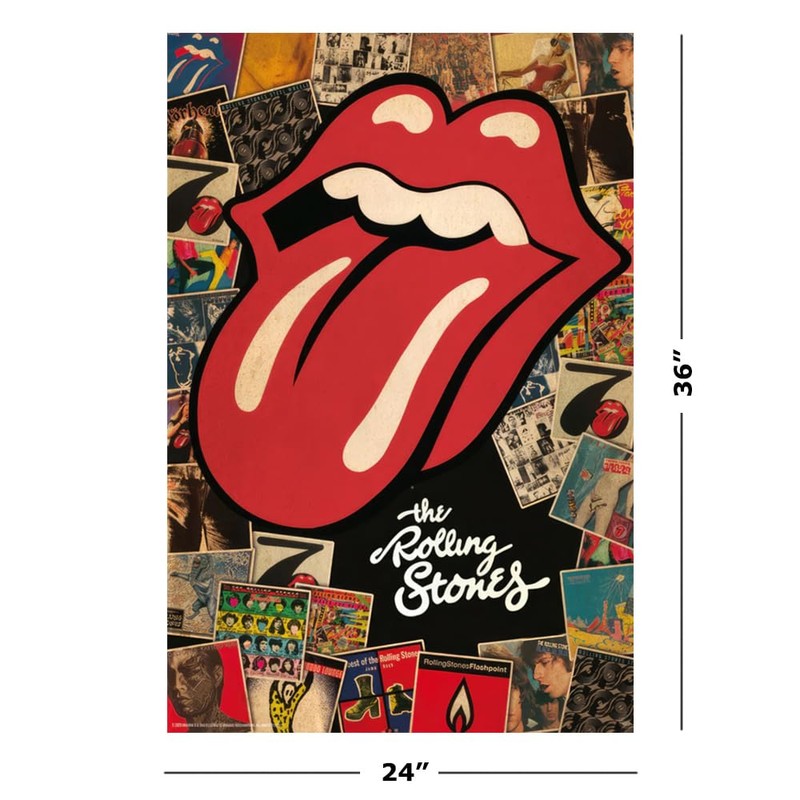 The Rolling Stones - Music Poster (Comic Style Album Cover