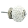 G Decor Crackle Ceramic Door Knobs Cupboard Pull Door Handles
