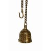 Aakrati Wall Bell with Brass Chain and Hooks for Gates,