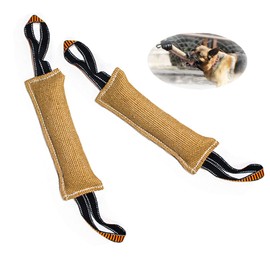 Beisswurst für Hunde Jute Training Hundespielzeug Sehr Robustes Hundespielzeug Jute Training Hundespielzeug Training Beisswurst für Hunde Training Hunde Tauziehen und Zerrspiele mit Hund 2 Stück