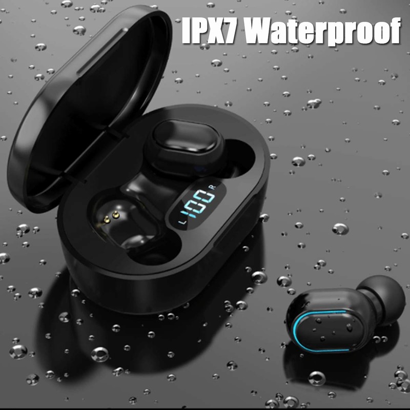 JOKBEN Wireless Headphones, True Wireless Earbuds with Led Display Charging