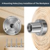 2 Inch Lathe Faceplate with Screw Alloy Steel Woodworking Chuck