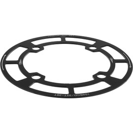 POPETPOP Protector y de Montaña Bielas Bicicleta Negro de Aleación de Aluminio, Cubierta de Cadena Resistente Ligera en Ciclismo Exteriores