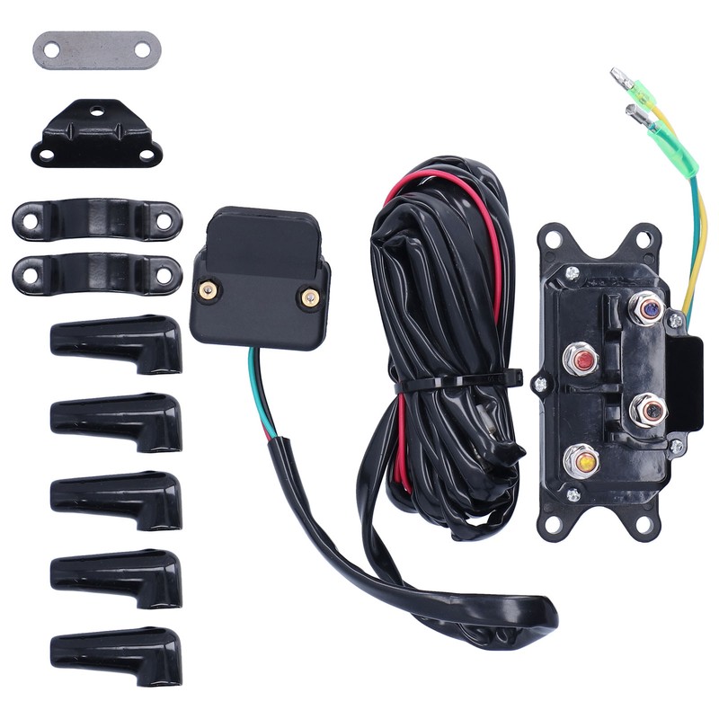 12V 250A Winch Solenoid Relay Contactor Switch Mounting Brackets Kit