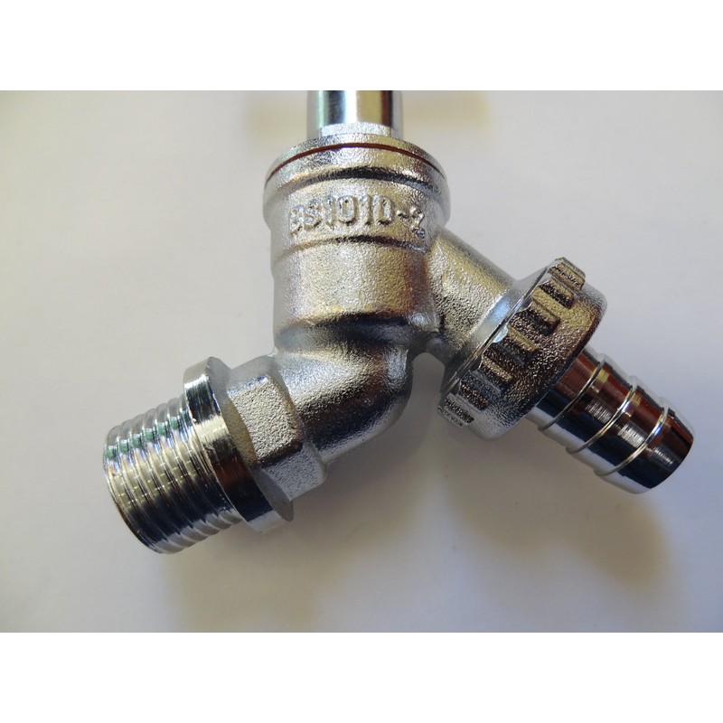 1/2 Inch Chrome Plated Outside Bib Tap