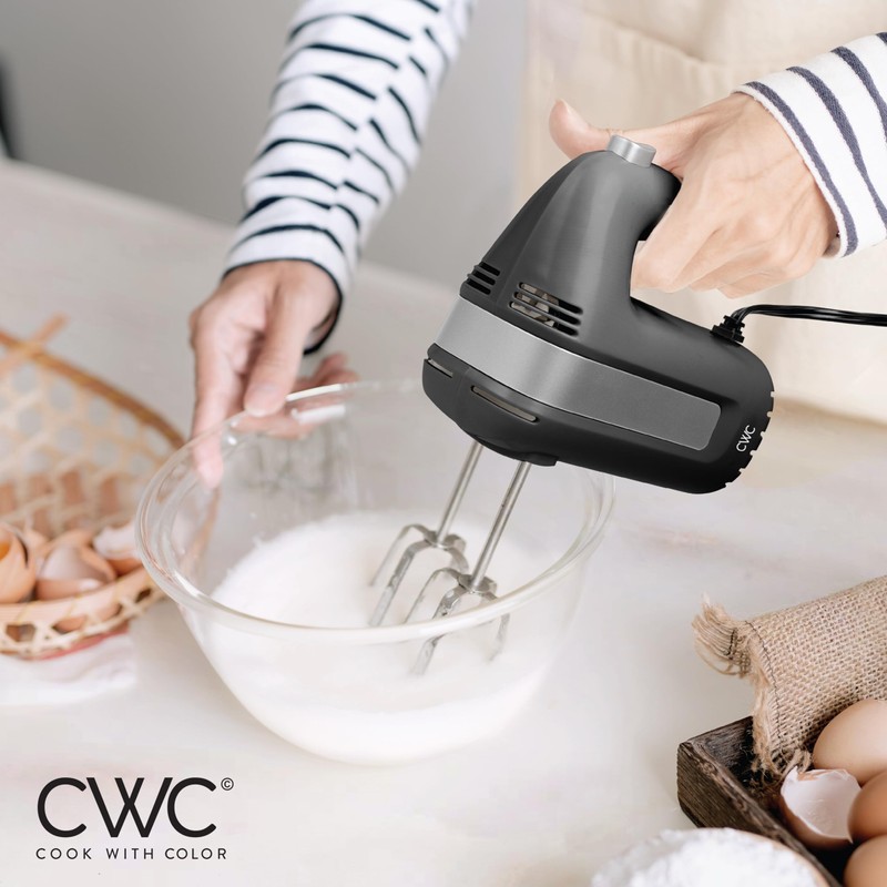 COOK WITH COLOR Handheld Mixers: Whip up Deliciousness! Beaters &