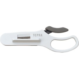 Kingjim KING JIM Tepra Half Cutter Metal White RH24