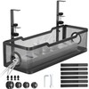 Cinati Under Desk Cable Management Tray – 15.7” No-Drill Cable