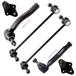 SCITOO 6pcs Suspension Kit 2 Front Sway Bar End Link 2 Outer Tie Rod End 2 Lower Ball Joint for 2003-2008 for Toyota Corolla K80230