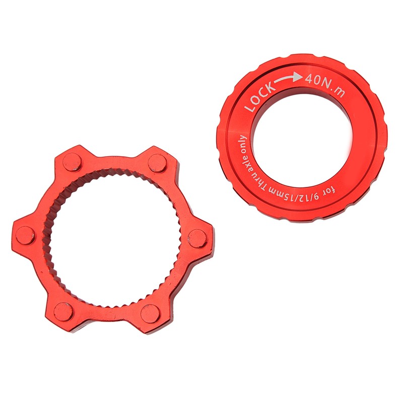CANSUCC Bike Hub Disc Brake Center Lock Adapter Aluminum Alloy