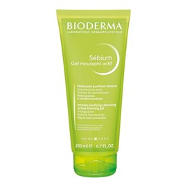 BIODERMA, Sébium Gel Moussant Actif Anti-Acné, Limpiador Facial, Reduce Brotes, Skincare Piel Grasa, 200ML                                            