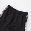 Rusty 964423 Boy's Boardshorts Trunks Side Logo, Black
