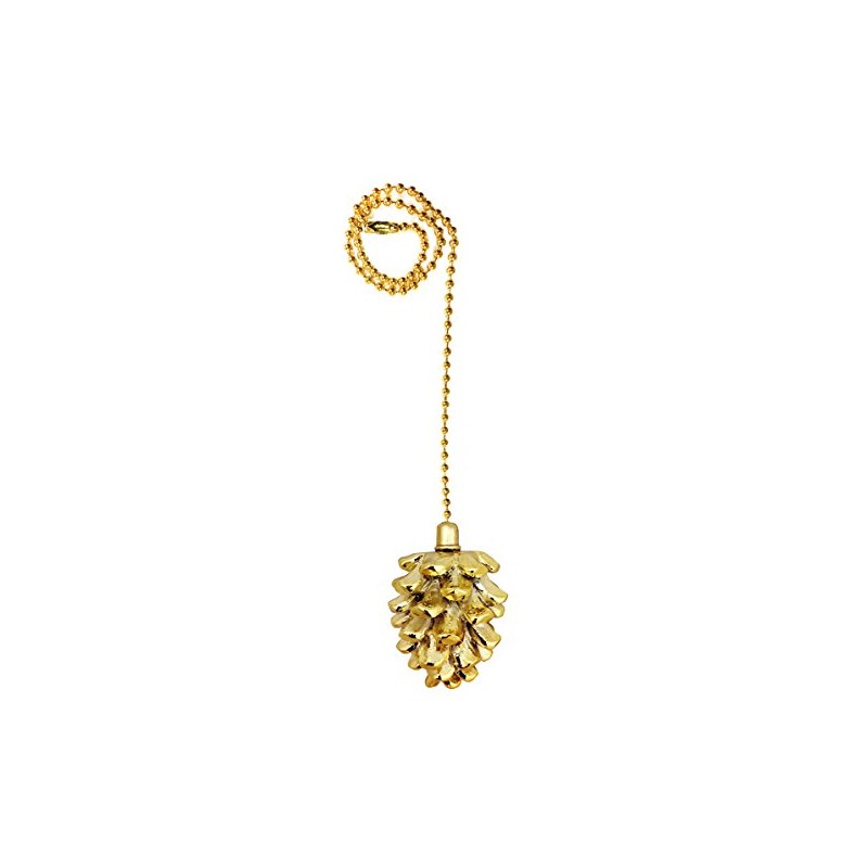 Royal Designs Celling Fan Pull Chain Extension with Pine Cone