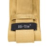 Hi-Tie Silk Men's Tie and Pocket Square Cufflinks Lapel Pin