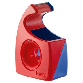 Tesa Tesafilm Abroller (Wellenmesser, bis Rollenbreite 19 mm, rot/blau) 57443-00001-01