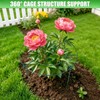 DAYUMKOU 4 Pack Peonies Cages and Supports, 14" Wide x