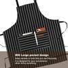 2-Pack Aprons for Women Men with Pockets, Adjustable Bib Kitchen