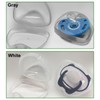 6 Pack Pacifier Holder Case with Hanging Strings Universal Pacifier
