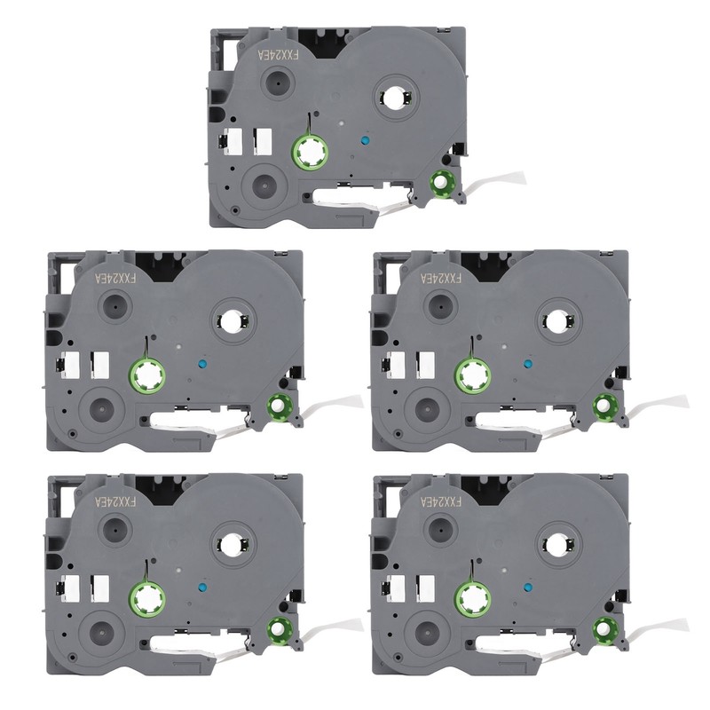 Label Maker Tape 18mm Width 8M Length Black On White