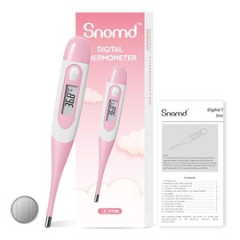 Thermomètre Flexible pour Adultes et Enfants, Thermomètre Buccal et Pour Avant-Bras Thermomètre Médical