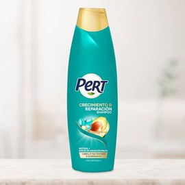 PERT, Shampoo Biotina y Aguacate | Repara el cabello maltratado y estimula su crecimiento natural, 650 ml