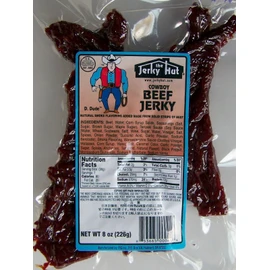 Jerky Hut Cowboy Hickory Thick, Soft, Steak Cut Jerky Hut 8oz