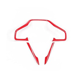 Onami CRV47-R Honda CR-V Steering Panel, Interior Panel, Steering Garnish, Interior Parts, Custom, Honda New Model CRV, ABS, 3P (Red)