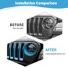 RT-TCZ for Wrangler JL Mesh Front Grille Grill Insert Headlight