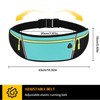 Waterproof Running Belt with Reflective Strip and Headphone Hole Adjustable