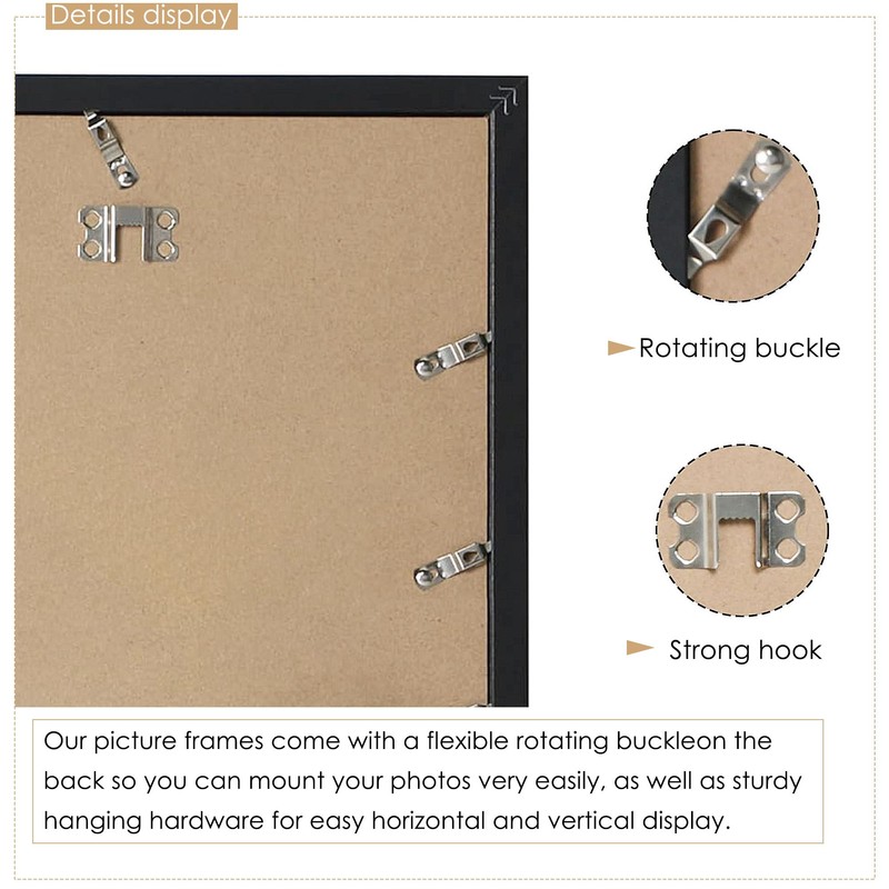 DUENPY 20x20 Collage Picture Frame 8x10 Collage Picture Frame Displays