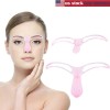 Unbranded 3PCS Eyebrow Shaper Makeup Reusable Template Tool DIY Brow