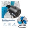 Ventilador 2 Ventiladores 3en1 Techo Piso Pared Giratorio Ajustable