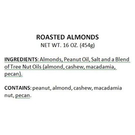 California Almonds - 16 oz. Red Gift Box