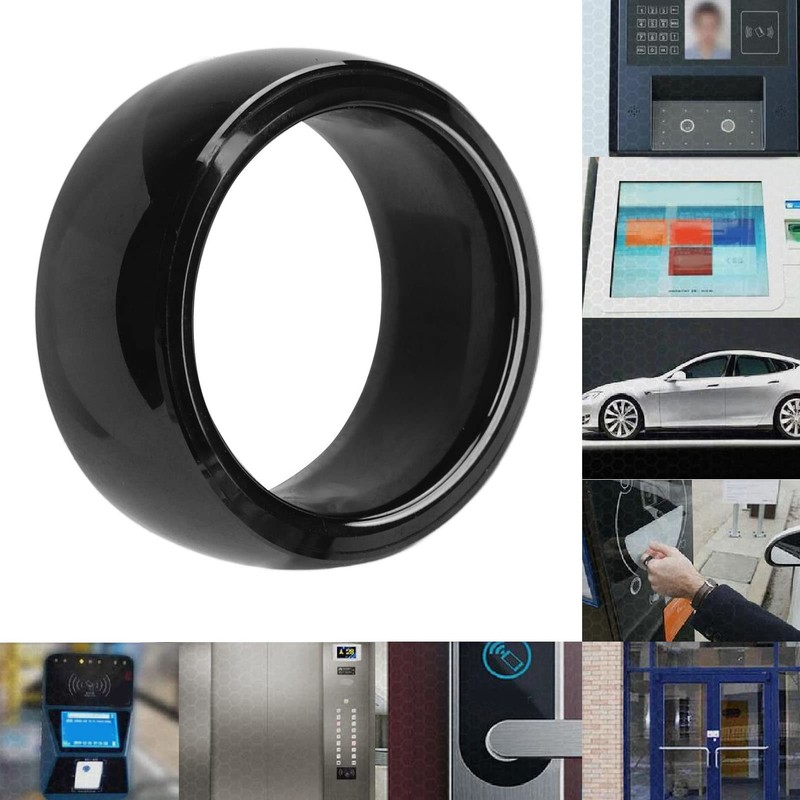 Ceramic NFC Ring, R4 Smart Ring IP68 for IOS Phone