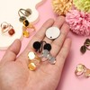 sourcing map 10 Pcs Ring Blank, Adjustable Finger Ring Blank