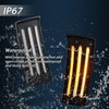 GEEGEETOP Switchback White/Amber Front Bumper Fog Daytime LED Running Light
