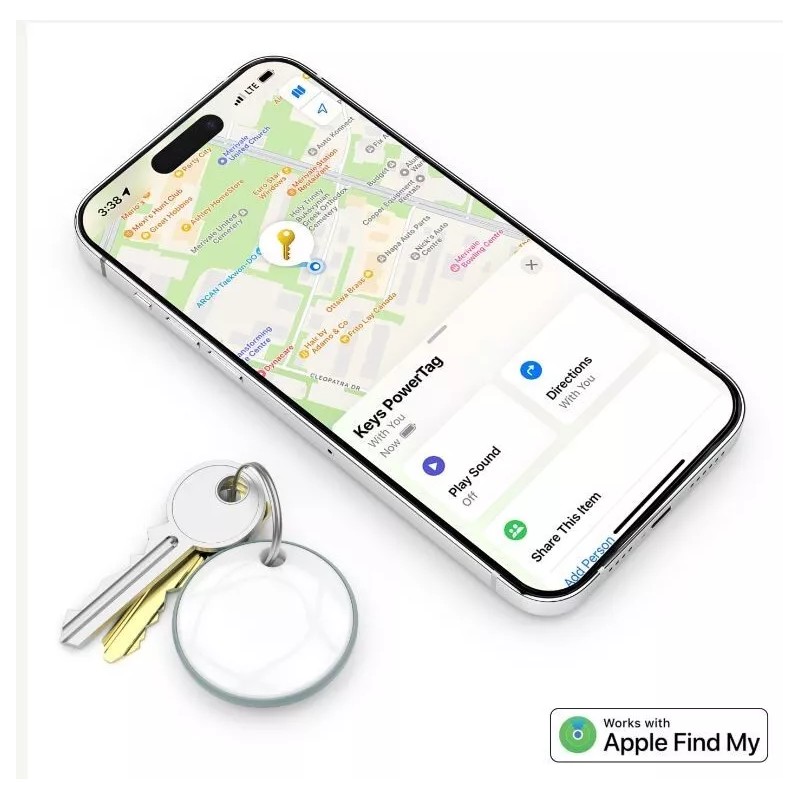 Powerstick PowerTag Mini Bluetooth Tracking Air Tag Key Child Pet