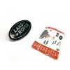 Land Rover Body Side Pillar Emblem Green Oval Silver Lettering